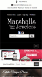 Mobile Screenshot of marshallsjewelersonline.com